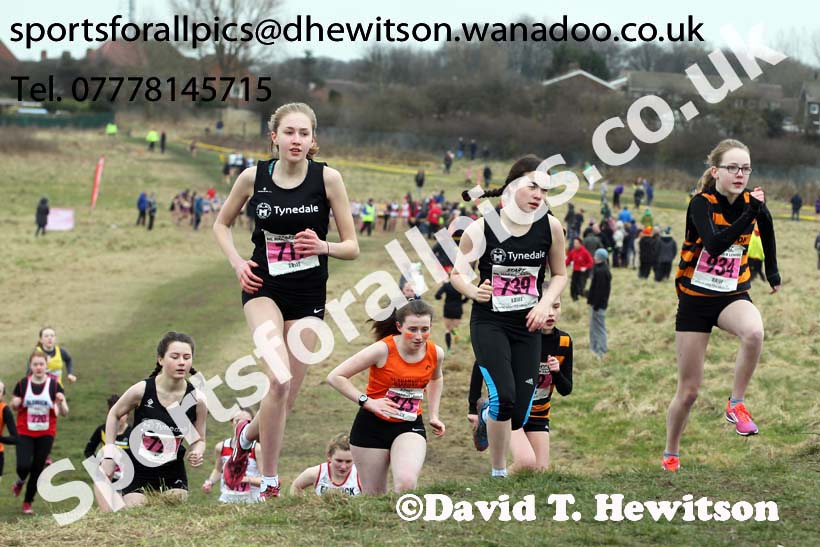 Girls under-15s Start Fitness NEHL, Wrekenton, Gateshead. Photo: David T. Hewitson/Sports for All Pics